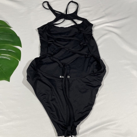 NEW Vitamin‎ A [ Small S/6 ] Alexa High Neck Maillot One-Piece Swimsuit - Picture 7 of 12